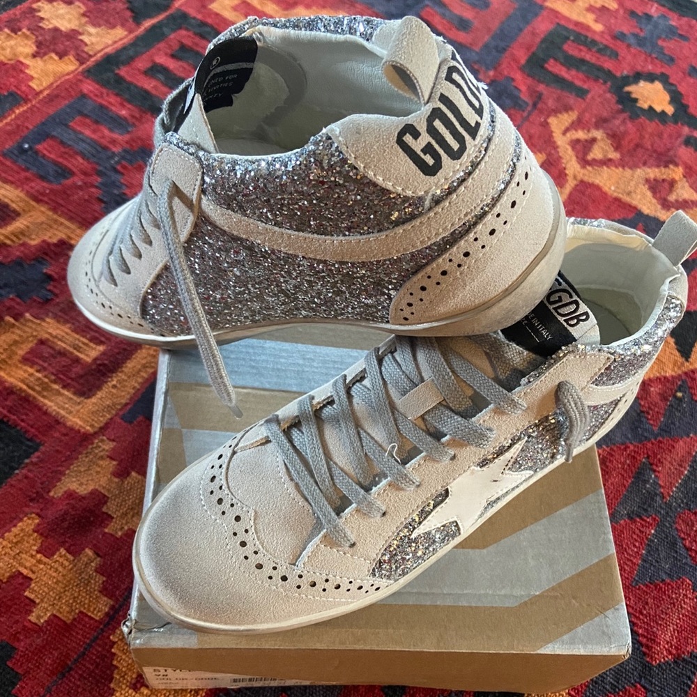 Golden goose dupe superstar sparkle sneakers